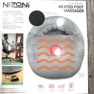 NWT  Nizoni Electronic Heated Foot Massager with Vibration and Heat
